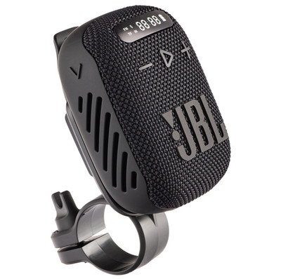 Bluetooth+FM-Lautsprecher JBL Wind 3 5 W + Halterung Fahrrad/Motorrad schwarz