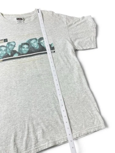 Vintage 1998 Backstreet Boys Concert T Shirt Tultex Heather Grey Mens Size Large image 8