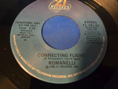 Romanelli   Connecting Flight - 7'' VINYL SINGLE
