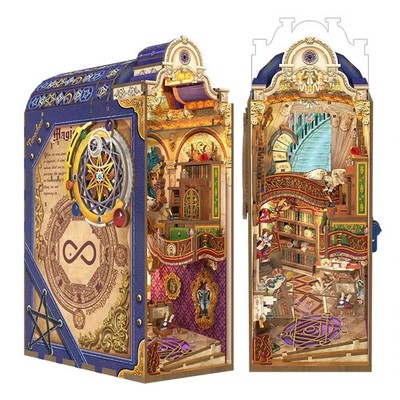 Tonecheer 3D Puzzle 9194027 Magical Library Bücherecken Diorama