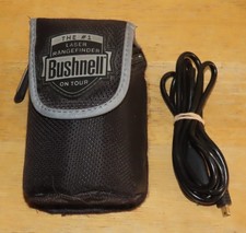 Bushnell Hybrid Laser Rangefinder GPS Golf w/Case, Charging Cable TESTED