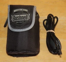 Bushnell Hybrid Laser Rangefinder GPS Golf w/Case, Charging Cable TESTED