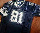 NEW TAG Dallas Cowboys #81 Terrell Owens Dual Stars Patch sewn MENS B Jersey 2XL