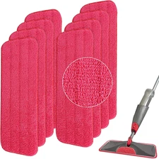 Replacement Microfiber Mop Pad for Rubbermaid Reveal Spray Mop - 8 Pack 16.5"...
