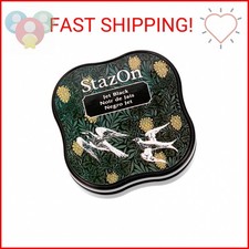 Tsukineko StazOn Midi Ink Pad, Jet Black