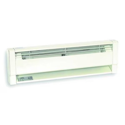 Dayton 34'' Hydronic Electric Baseboard Heater, White, 562/750W, 208/240V 3UG31