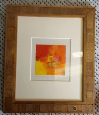 IMPRESSIONIST ART - SIGNED BY ARTIST - 3/23/18 - ORANGE -ACRYLIC