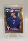 2024 Topps Chrome - Image Variation Wyatt Langford #122 Gold Speckle /50
