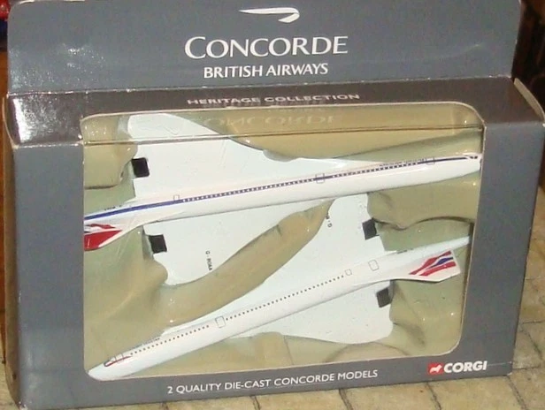 Corgi Concorde Diecast Aircraft & Spacecraft with Stand for sale