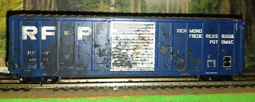 Athearn HO Scale #76320 50' P-S 5277CuFt Box Car RF&P #4003 w/FRED - WEATHERED - Bild 4 von 11