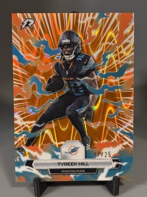 2026 Topps Resurgence Tyreek Hill Orange Surge /25 #61 Dolphins 07/25