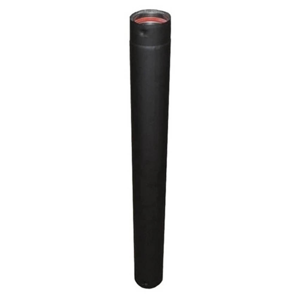 Comfortbilt Duravent 3" x 48" Straight Chimney Pipe Black 3PVP-48B