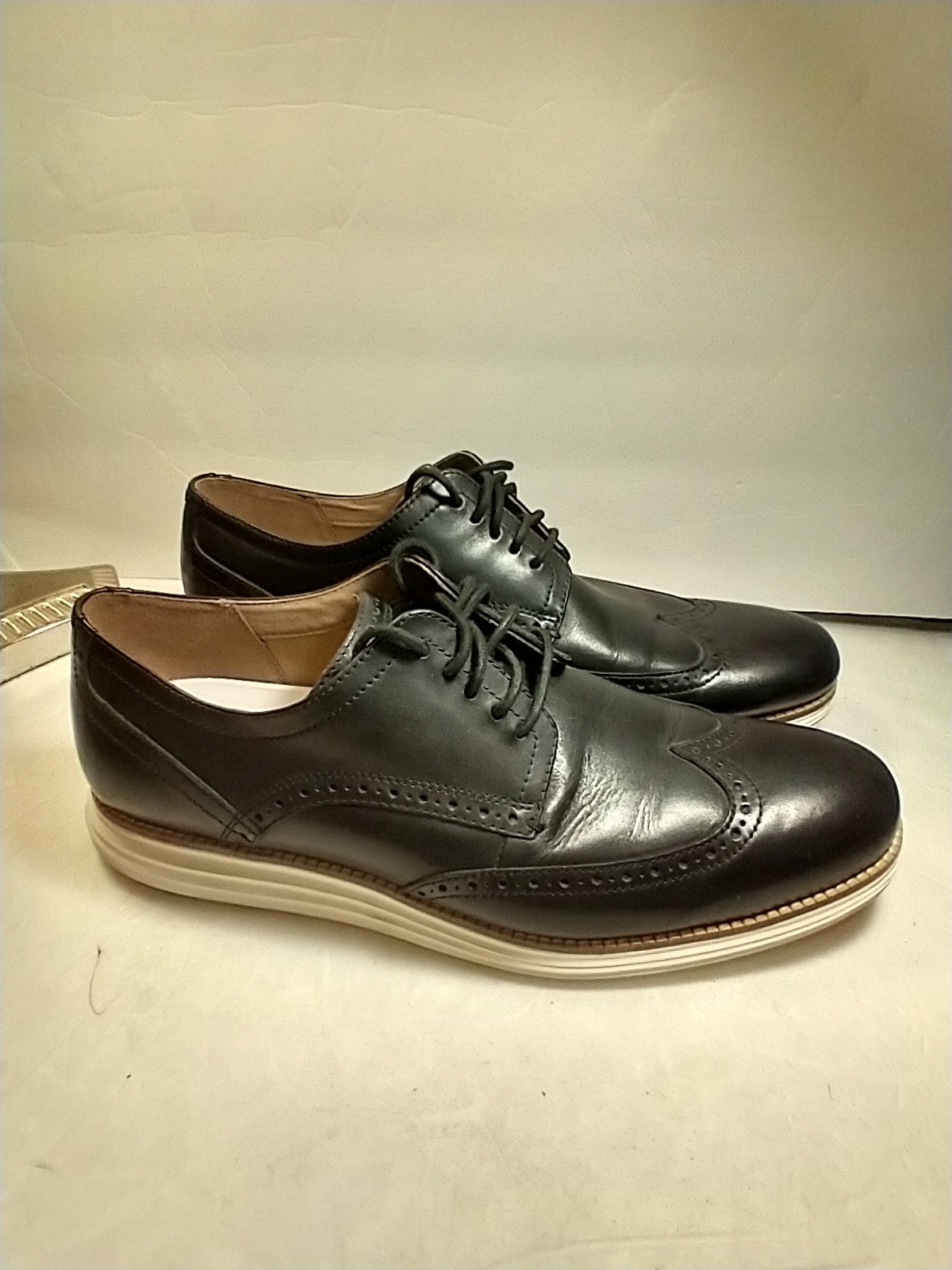 SAOLA Scarpe Oxford Cole Haan Original Grand nere a coda di rondine da uomo taglia 11 5 M (C26469)