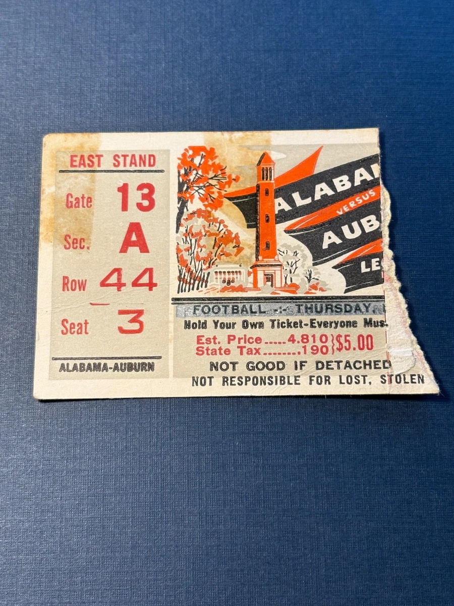 Football 1964 Vintage Sports Ticket Stubs for sale | eBay
