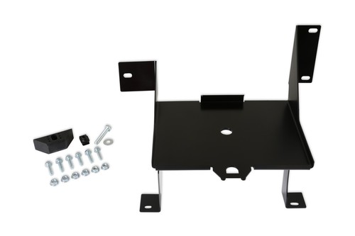 Hooker Blackheart BHS589 Battery Relocation Tray - Steel - Black Painted Finish