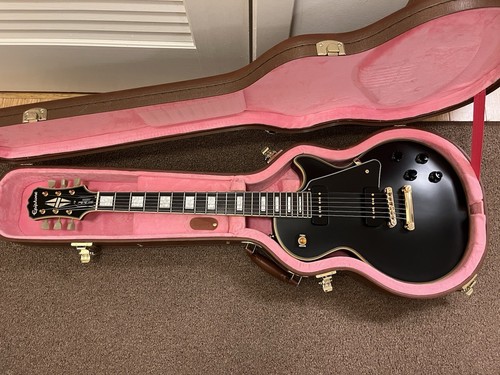 Epiphone inspirado en "1955" Les Paul traje personalizado 2016-2019 - ébano brillante envejecido - Imagen 23 de 23