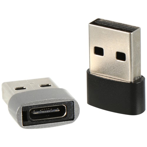 2 Pcs USB Adapter Usb-c to Adaptor Type 2.0A Connector for Phone - Afbeelding 8 van 12
