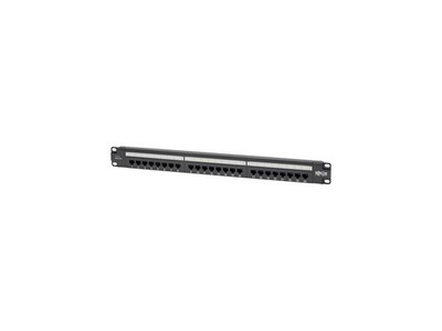 Tripp Lite Cat6 PoE Patch Panel 24-Port 110/Krone 568A/B RJ45 1URM TAA