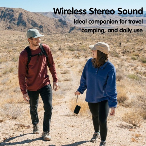 Bluetooth Speaker,MusiBaby Speakers Bluetooth Wireless,IPX5 Waterproof Outdoo... - Picture 2 of 9
