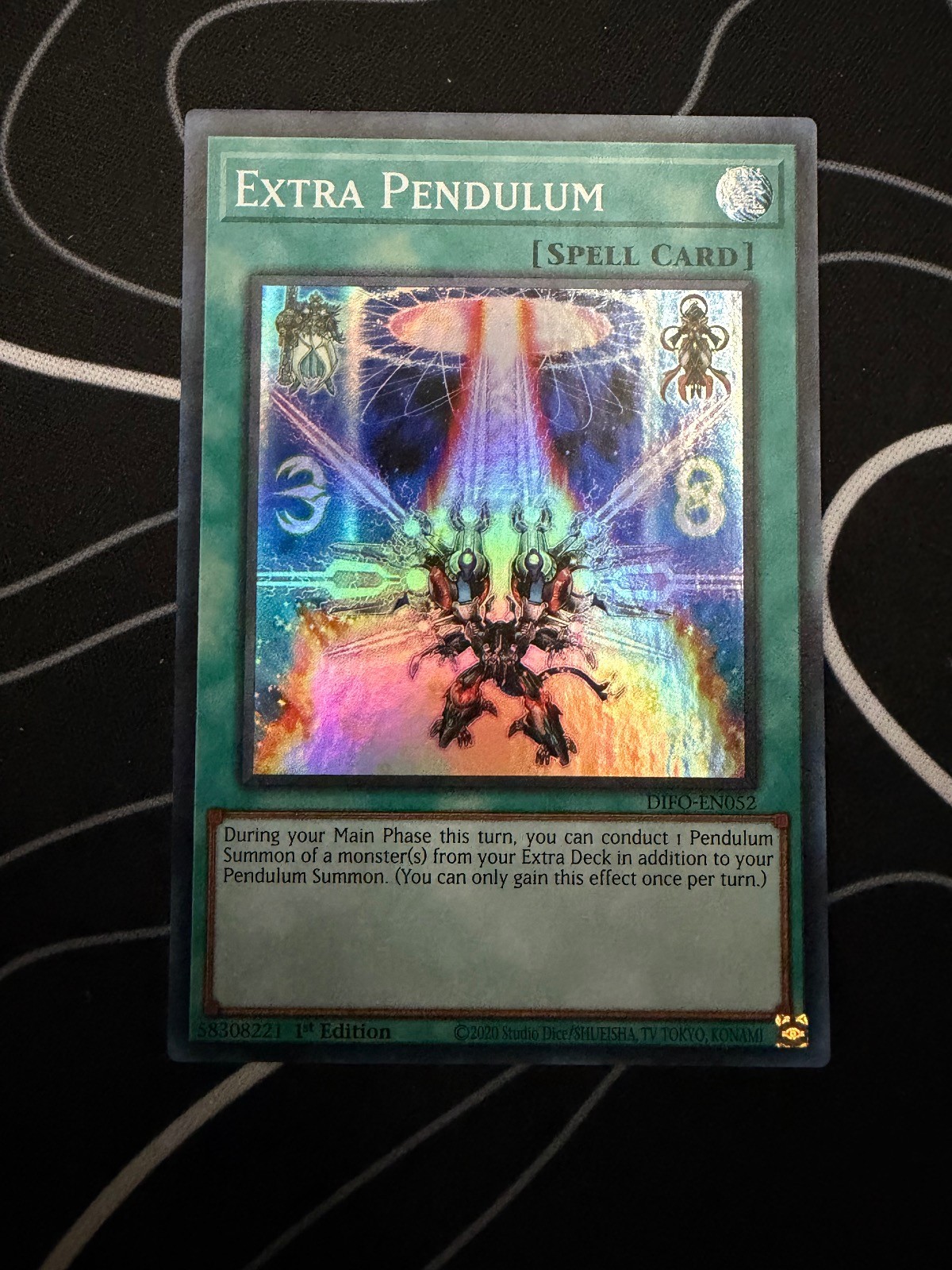 Extra Pendulum DIFO-EN052 Super Rare Dimension Force Yu-Gi-Oh 1st Edition NM