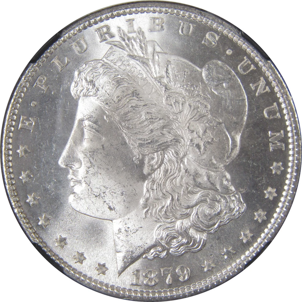 1879 Morgan Dollar MS 64 NGC Silver Original Bag Fragment SKU:I17425 - Image 3 of 4