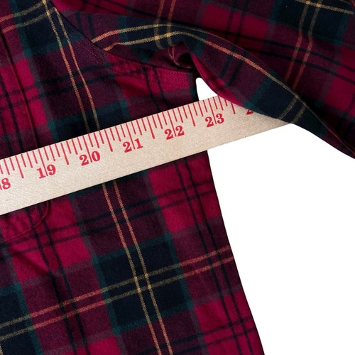 Polo Ralph Lauren Hemd kariert Knopfleiste Flanell Arbeitshemd Größe Medium $ 125 - Bild 5 von 9