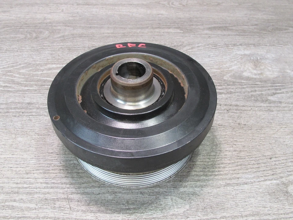 11-16 BMW F10 550i N63 CRANKSHAFT PULLEY HARMONIC BALANCER VIBRATION DAMPER OEM - Image 4 of 4