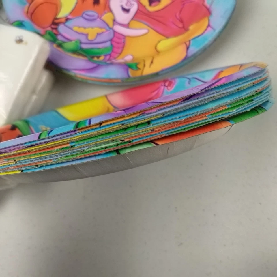 Servilletas platos de lechón tigger vintage de los 90 Hallmark Winne The Pooh Party Serveware Foto 4 de 4