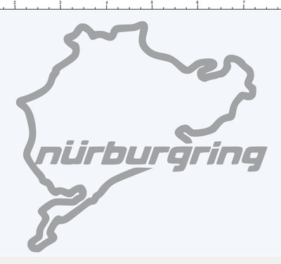Nurburgring sticker Funny fits JDM BMW Mustang honda race car track window decal