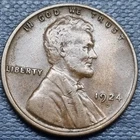 1924 D Lincoln Wheat Cent 1c XF +  #99358