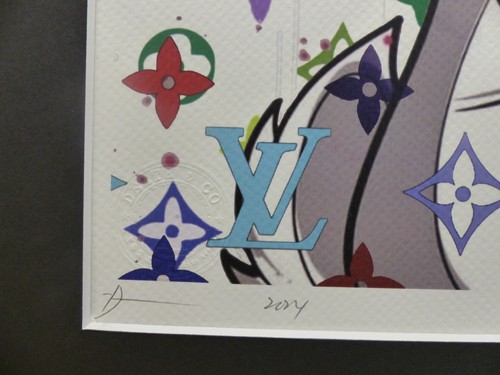 DEATH NYC "GERAHMT" Lithografie ltd.Edit. of 100 "Bugs Bunny" 3D Siegel COA - Picture 6 of 14