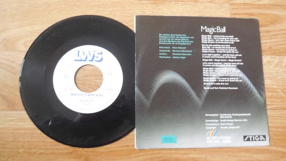 Vinyles 45T. TENNIS de TABLE: MB Projekt-Magic Fanfare: Magic Ball, (TT-WM.89) - Photo 2/2
