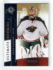 09-10 UD Upper Deck Ultimate Rookies  Anton Khudobin  /399  Rookie