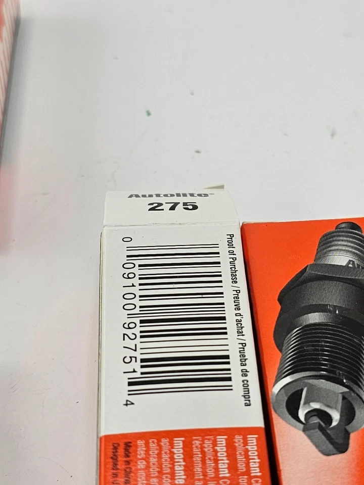 (CANTIDAD 4) Bujía Autolite Cobre 275 para 1980 Triumph Spitfire 1979 Renault Foto 2 de 4