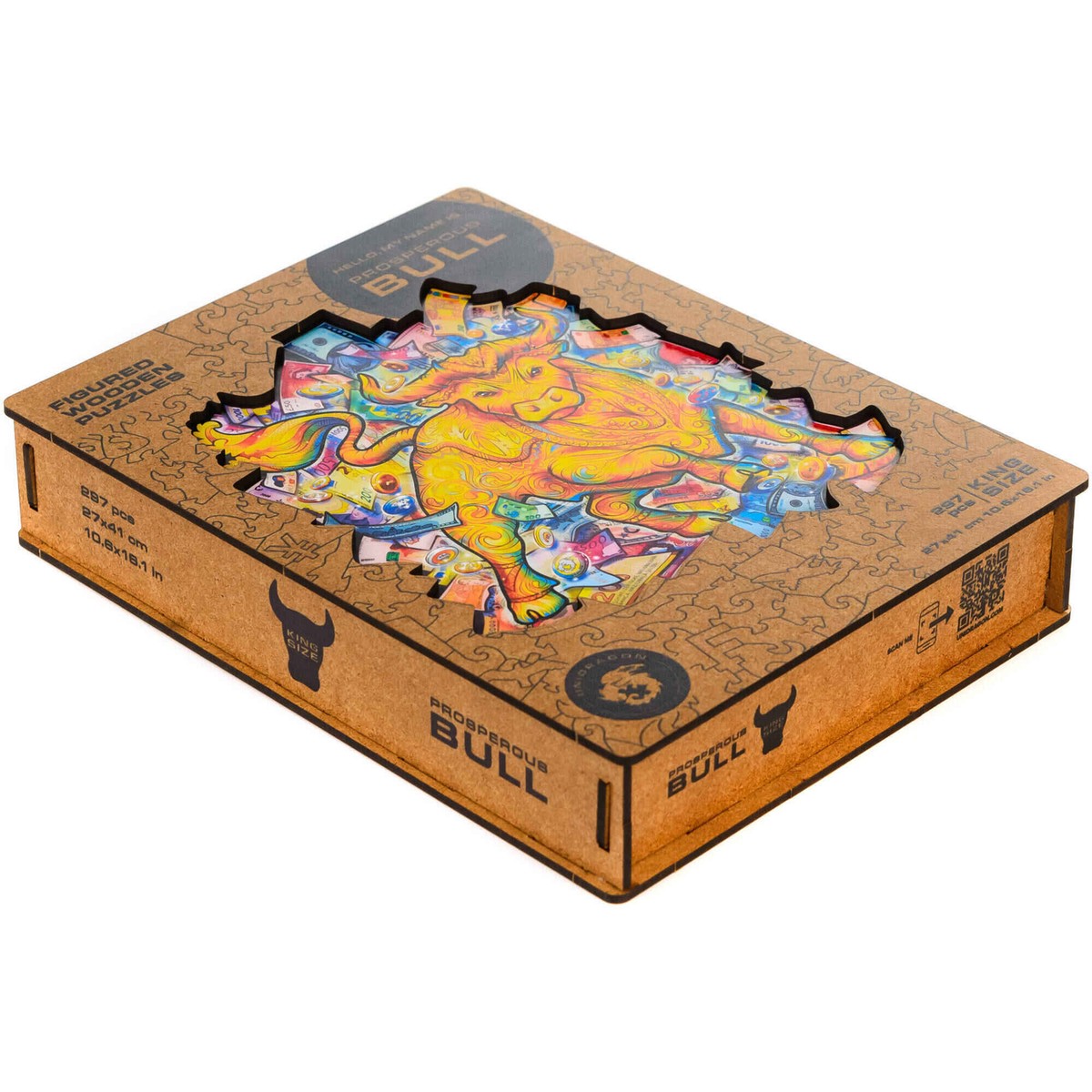 Unidragon Jigsaw Puzzle Prosperous Bull Unique Wooden | eBay