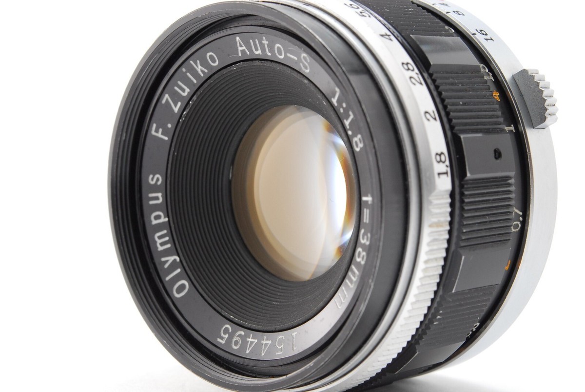 Exc+5] Olympus F.Zuiko Auto-S 38mm f/1.8 MF Lens for Pen F FT FV