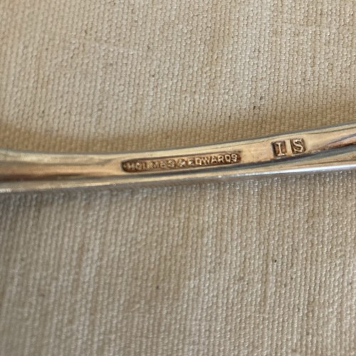 2 International deep silver Holmes And Edwards Cold Meat Serving Forks 2 Styles - Picture 7 of 11