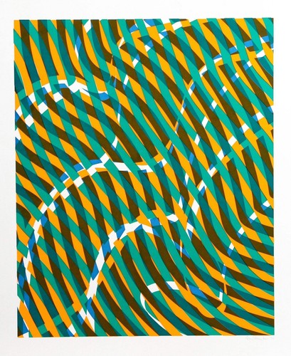 Stanley William Hayter, Untitled 1, from the Aquarius Suite, Screenprint, Signed - Bild 1 von 4