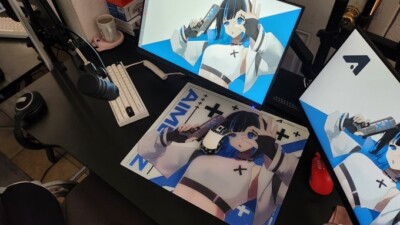 Pulsar Aimerz Edition Superglide Glass Mousepad Yuzu Limited