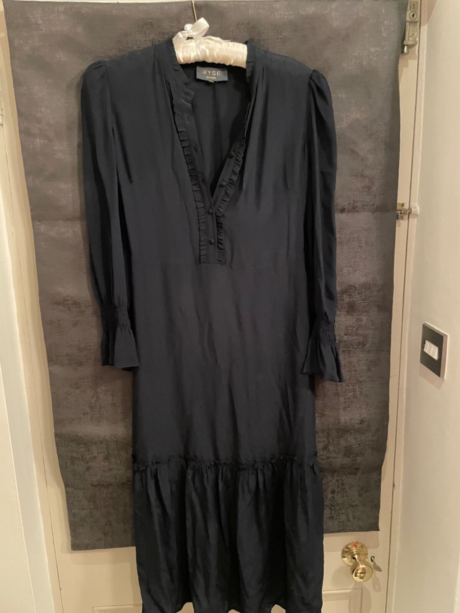 Wyse London Aimee Navy Blue Dress UK