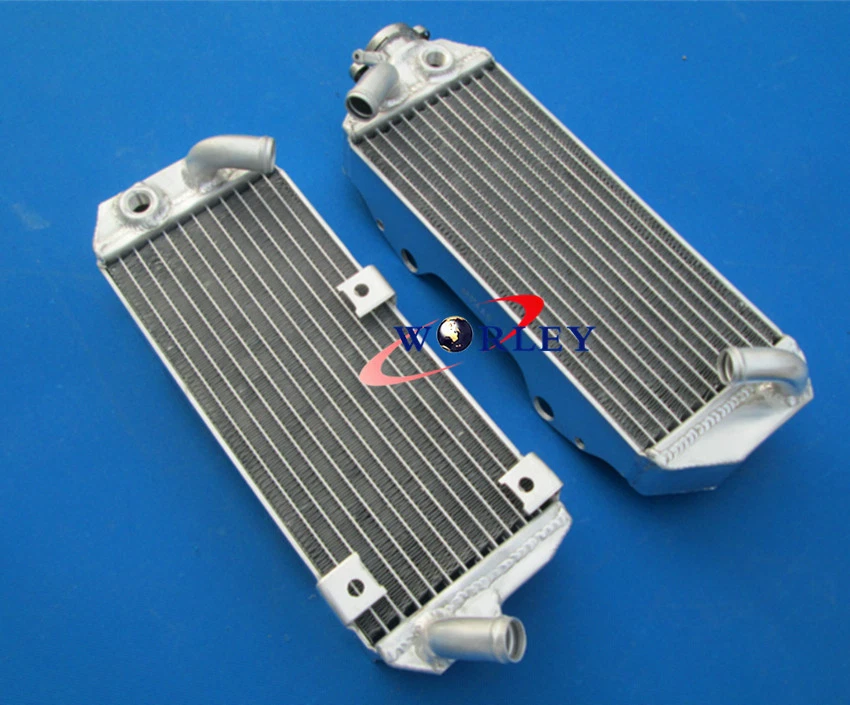 Radiador y manguera aluminio Suzuki DRZ400S DRZ400SM 2000-2011 01 02 03 04 05 (AZUL) Foto 4 de 4