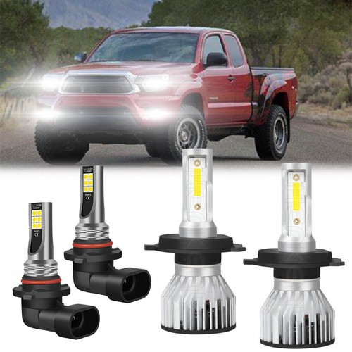 For Honda Fit 2007-2019 LED Headlights + Fog Light Bulbs Super Bright Cool White - Picture 13 of 13