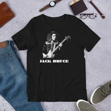 JACK BRUCE Cream Band Bass Bassist Shirt Classic Black Unisex S-5XL LI490