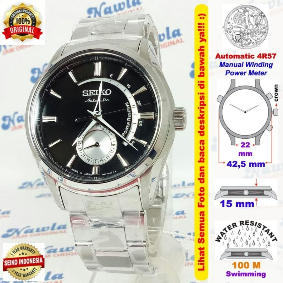 Brand New SEIKO Pre sage SSA305J1 Automatic 4R57 Men Watch Japan