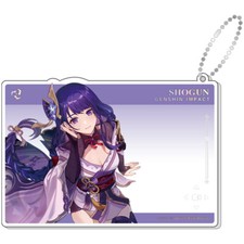 miHoYo Genshin Impact Anniversary Raiden Shogun B Keychain Acrylic Card Official