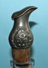 Antik Jugendstil Metall Ausgie&szlig;er Kanne / Antique Metalwork Pourer Pot / Verseur