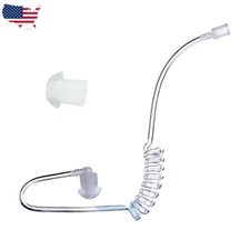 Non-OEM FBI-Style Replacement Clear Acoustic Tube for 2-Way Radio Headset