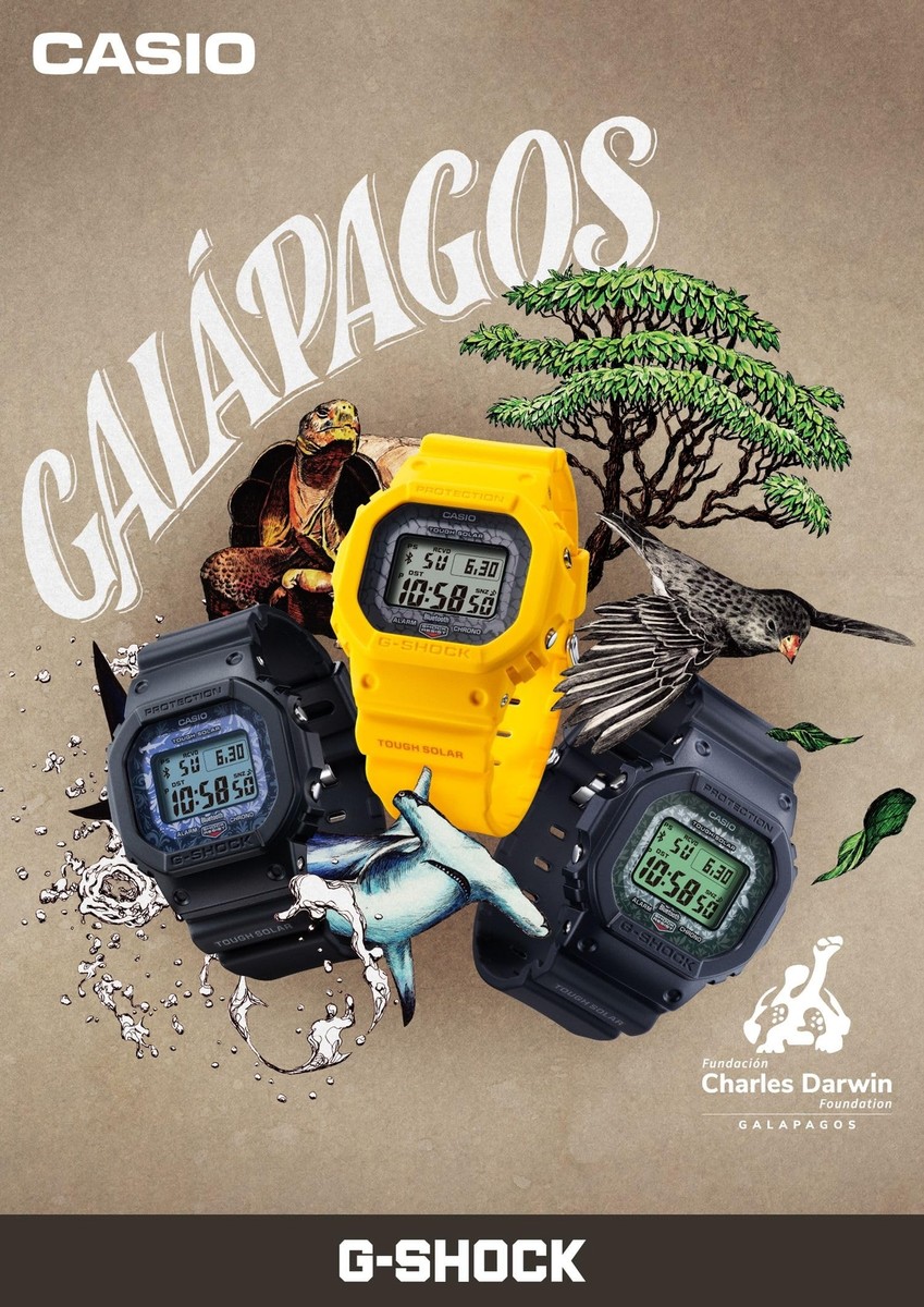 限定モデル　新品　CASIO G-SHOCK gw-b5600CD-9JR CASIO G-Shock GW-B5600CD-9JR G-Shock Charles Darwin Foundation | eBay