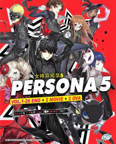 Persona 5 serie completa de anime DVD 26 episodios + subtítulos en inglés de  películas y OVA | eBay