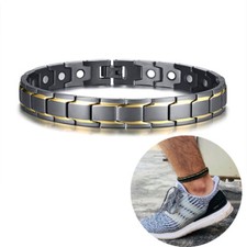 Men Health Magnet Energy Power Therapy Bracelet Stress Relief Anklet Ankle Chain
